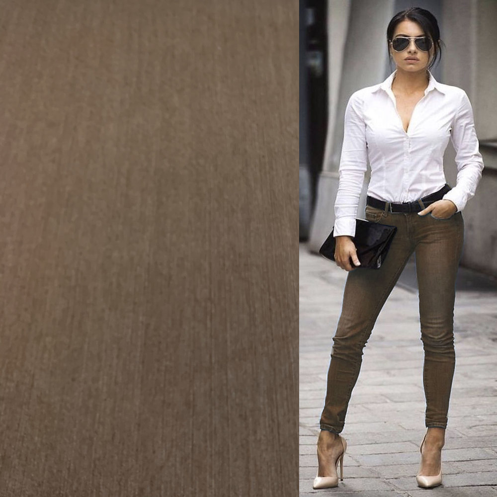 Jean stretch JE25 - marron moyen Jean stretch JE25 - marron moyen