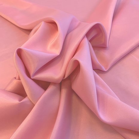 Baby Pink Cupro Lining, Plain Baby Pink Lining Fabric