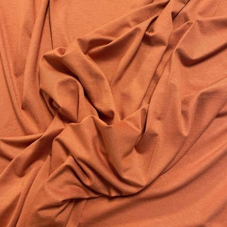 Jersey viscose VX77 - orange brûlé Jersey viscose VX77 - orange brûlé