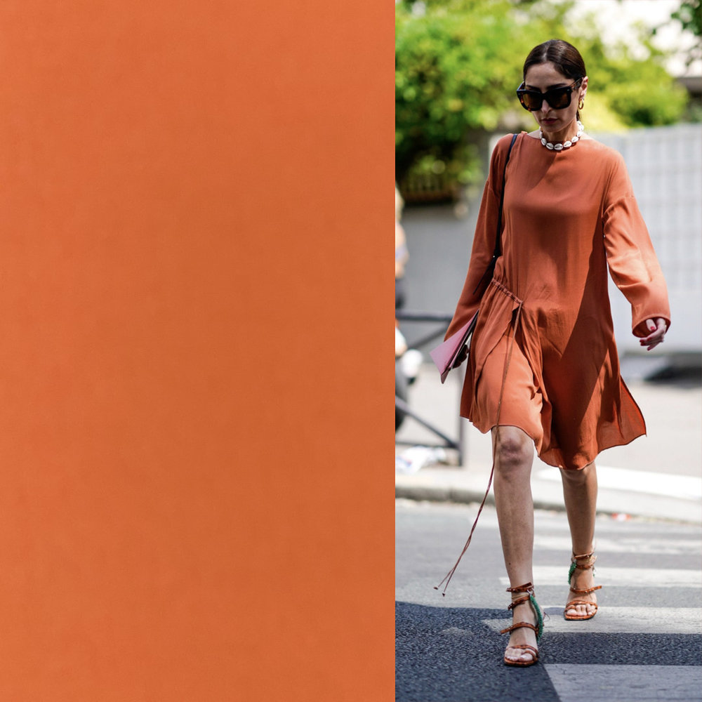 Viscose Jersey VX77 - burnt orange Viscose Jersey VX77 - burnt orange