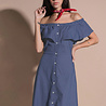 Chambray Jeans JE16 - medium blue Chambray Jeans JE16 - medium blue