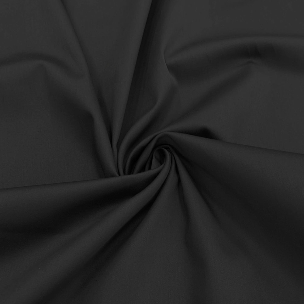 Satijnkatoen Comfort Stretch SK30 - zwart Satijnkatoen Comfort Stretch SK30 - zwart