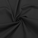 Satin Baumwolle Comfort Stretch SK30 - schwarz