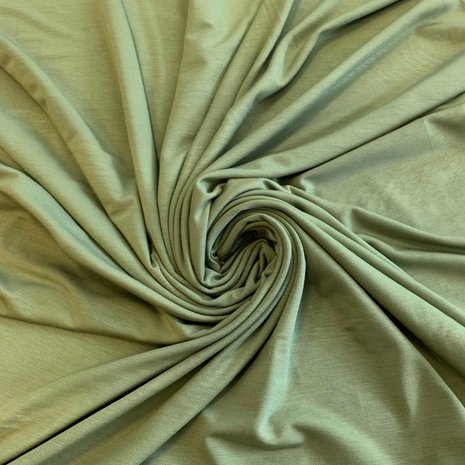 Bamboo Jersey Uni BV07 - olijfgroen