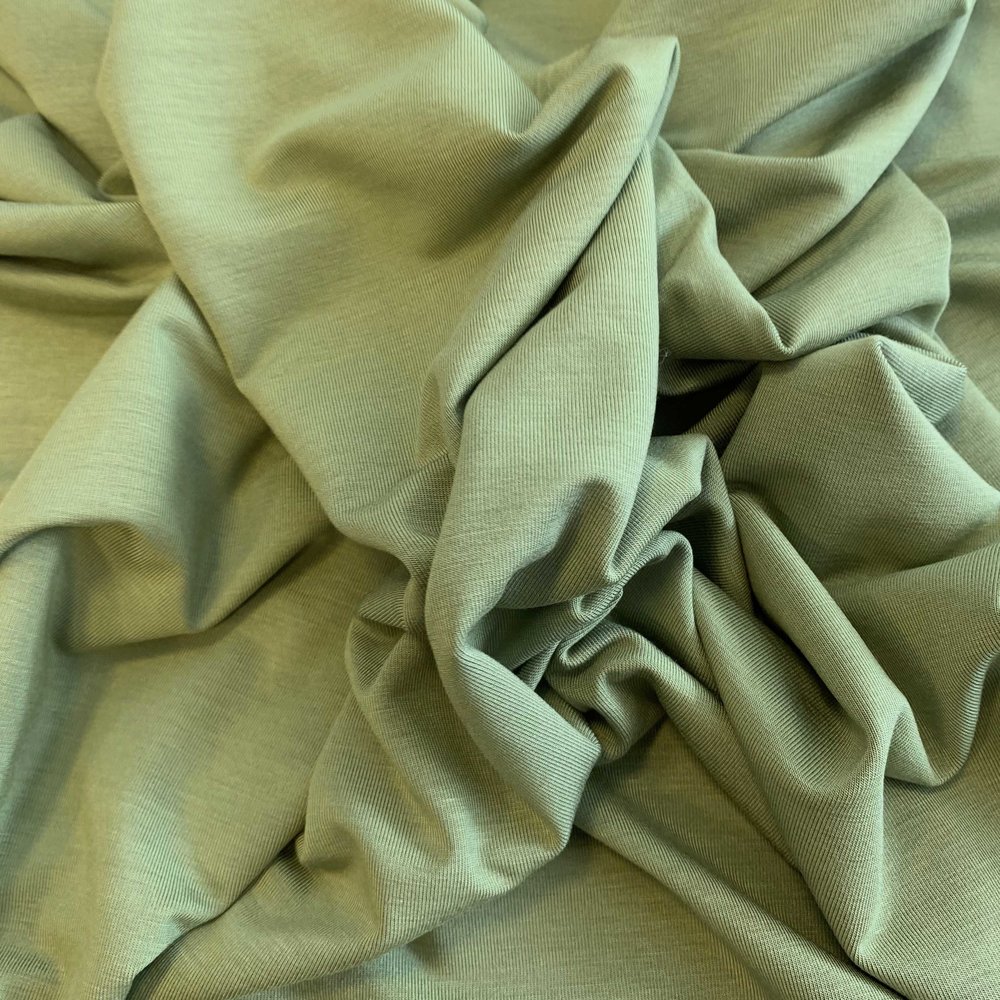 Bamboo Jersey Uni BV07 - olive green