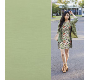 Bamboo Jersey Uni BV07 - vert olive