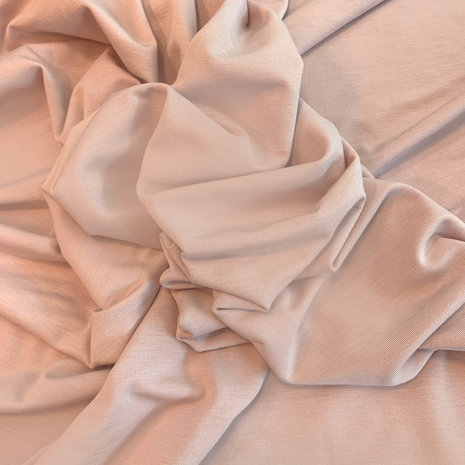 Bamboo Jersey Uni BV09 - poederrose Bamboo Jersey Uni BV09 - poederrose