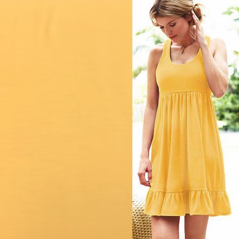 Bamboo Jersey Uni BV12 - jaune