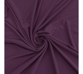 Jersey Bambou Uni BV15 - aubergine