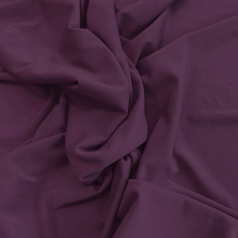 Jersey Bambou Uni BV15 - aubergine Jersey Bambou Uni BV15 - aubergine