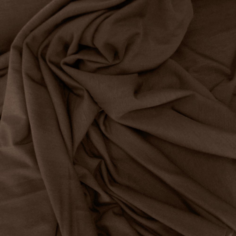 Jersey Bambou Uni BV20 - brun Jersey Bambou Uni BV20 - brun