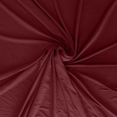 Jersey Bambou Uni BV21 - rouge foncé Jersey Bambou Uni BV21 - rouge foncé