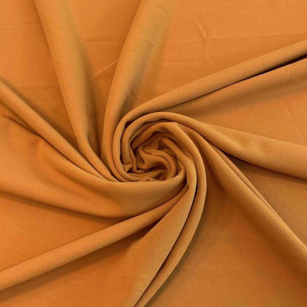 Crêpe Scuba CR03 - ocre jaune Crêpe Scuba CR03 - ocre jaune