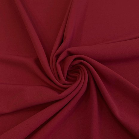 Crêpe Scuba CR05 - rouge foncé