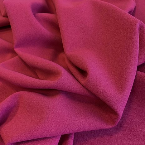 Crêpe Scuba CR06 - fuchsia foncé