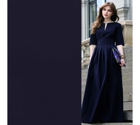 Scuba Crepe CR07 - bleu foncé Scuba Crepe CR07 - bleu foncé