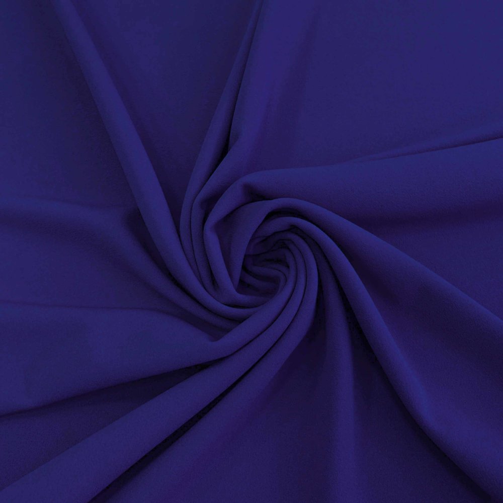 Crêpe Scuba CR10 - Bleu Cobalt Crêpe Scuba CR10 - Bleu Cobalt