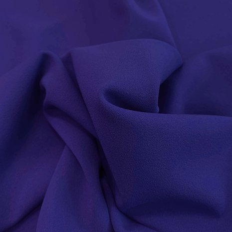 Crêpe Scuba CR10 - Bleu Cobalt Crêpe Scuba CR10 - Bleu Cobalt