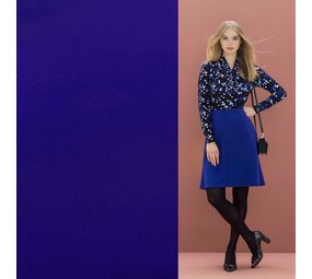 Crêpe Scuba CR10 - Bleu Cobalt Crêpe Scuba CR10 - Bleu Cobalt