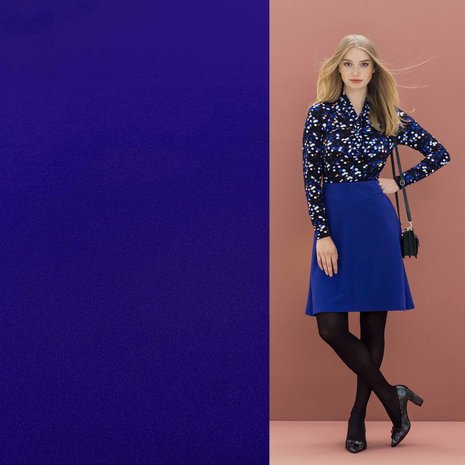 Scuba Crêpe CR10 - Cobalt blue Scuba Crêpe CR10 - Cobalt blue