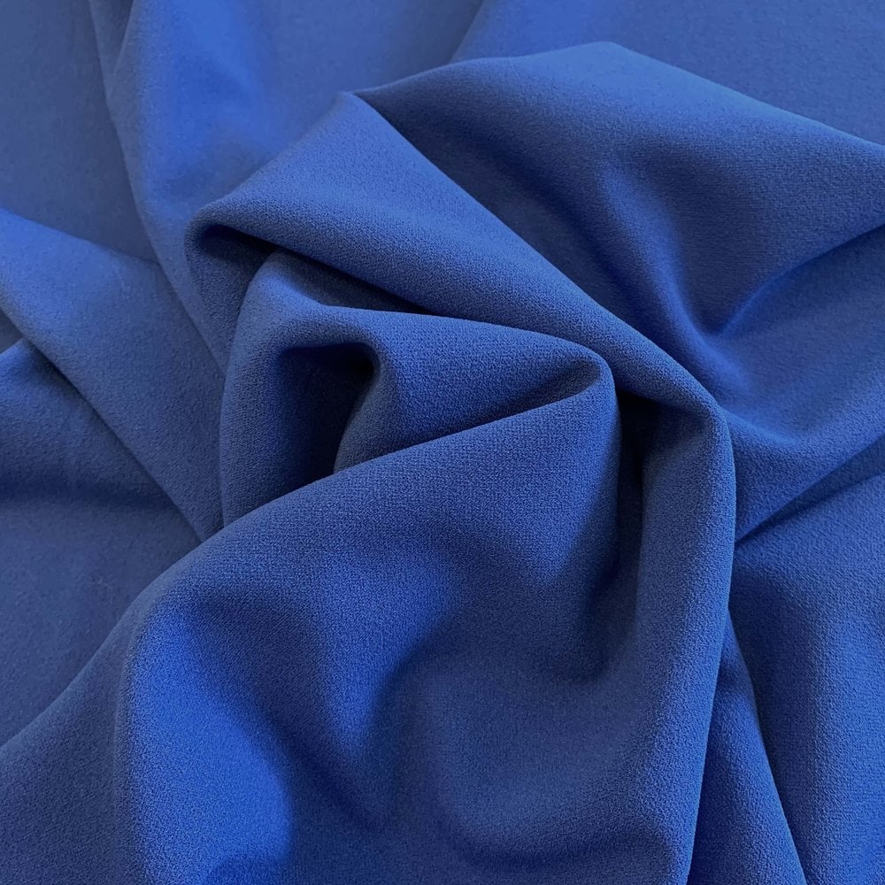 Scuba Crêpe CR16 Bleu Cobalt Clair Scuba Crêpe CR16 Bleu Cobalt Clair
