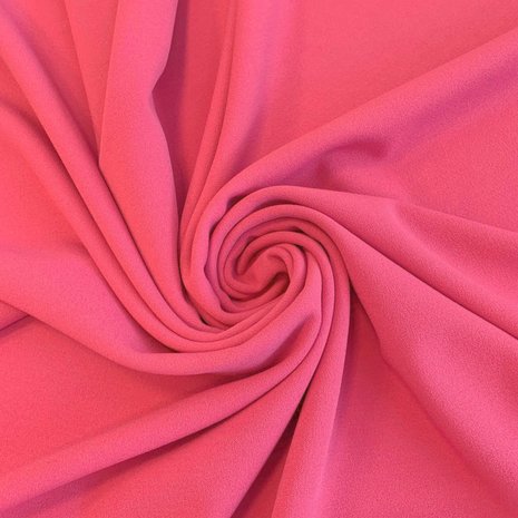 Crêpe Scuba CR21 - rose vif