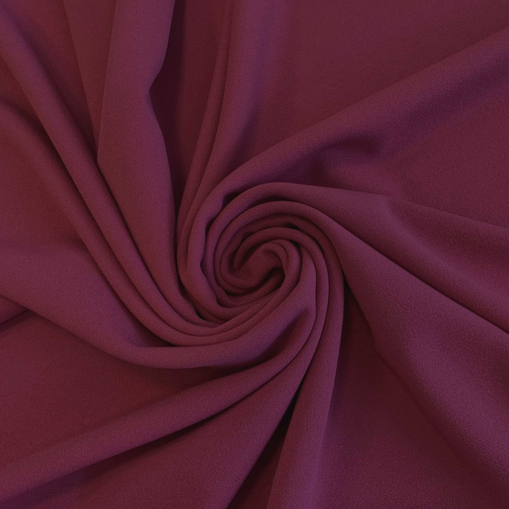 Crêpe Scuba CR27 - aubergine Crêpe Scuba CR27 - aubergine