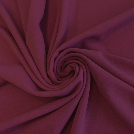 Crêpe Scuba CR27 - aubergine Crêpe Scuba CR27 - aubergine