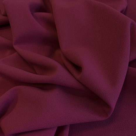 Crêpe Scuba CR27 - aubergine Crêpe Scuba CR27 - aubergine