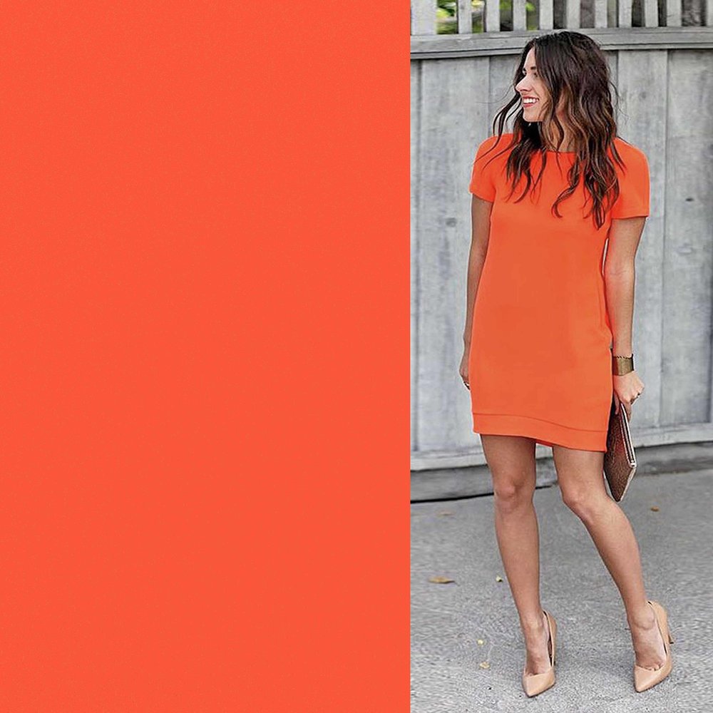 Scuba Crêpe CR30 - oranje Scuba Crêpe CR30 - oranje