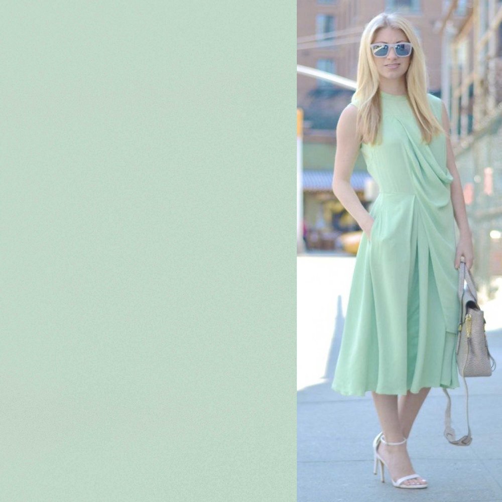 Scuba Crepe CR39 - vert poudre Scuba Crepe CR39 - vert poudre