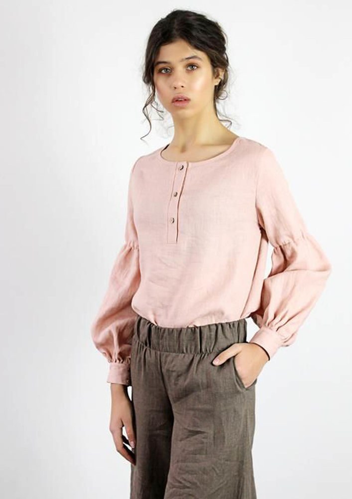 Lin clair AL07 - vieux rose Lin clair AL07 - vieux rose