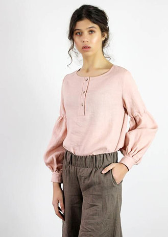 Lin clair AL07 - vieux rose Lin clair AL07 - vieux rose