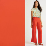 Gabardine Terlenka Stretch T37 - fel oranje Gabardine Terlenka Stretch T37 - fel oranje