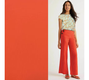 Gabardine Terlenka Stretch T37 - orange vif Gabardine Terlenka Stretch T37 - orange vif