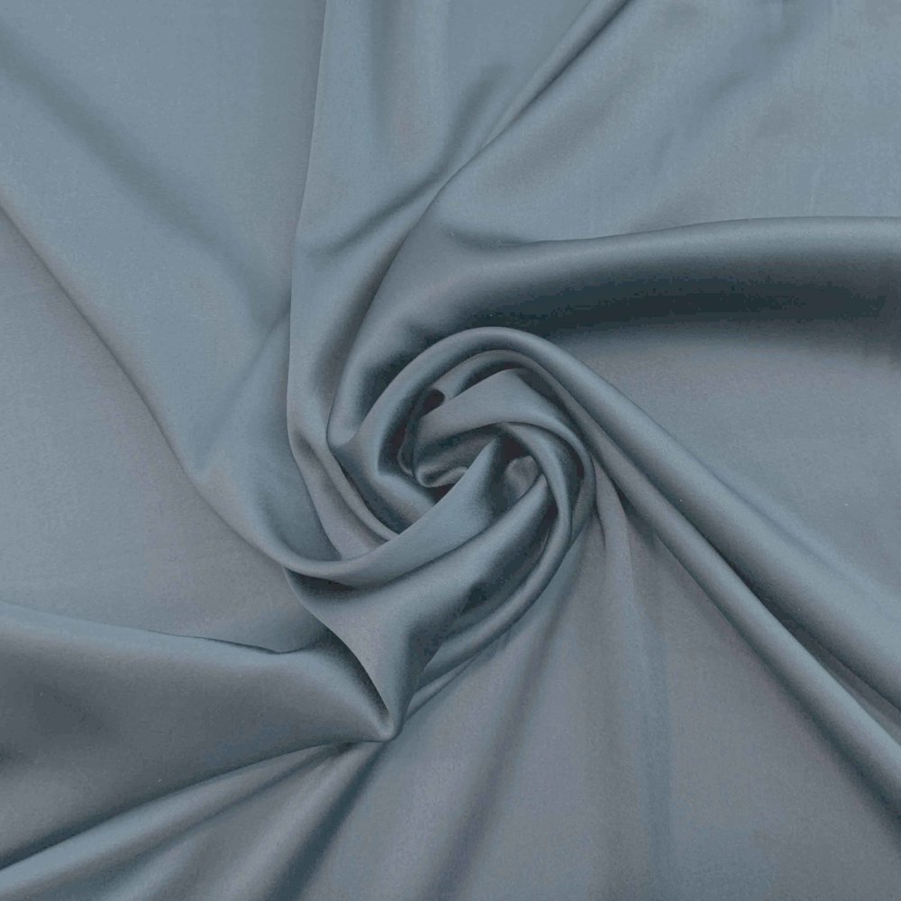 Satin silk, stretch SD09 - blue jeans