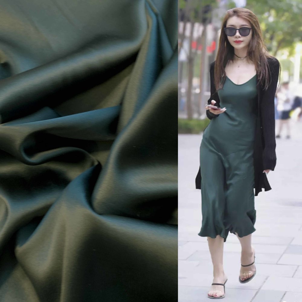 Soie Stretch SD06 - vert foncé