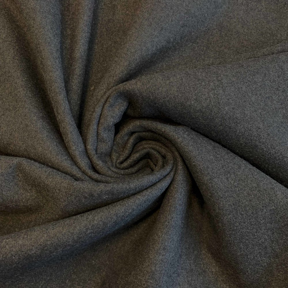 Cotton Duck Canvas Fabric, 10 Oz, Smoke Grey, 58 W