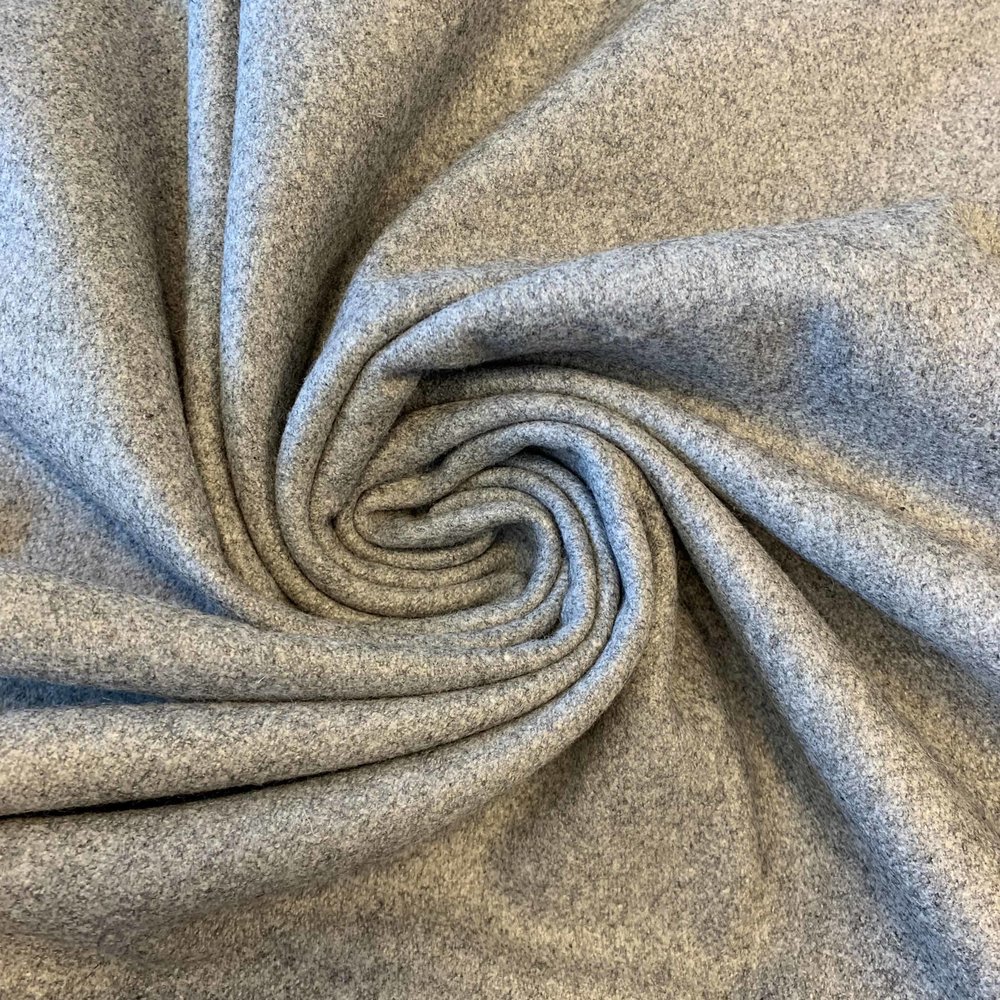 Wool Coat Fabric KW19 light grey
