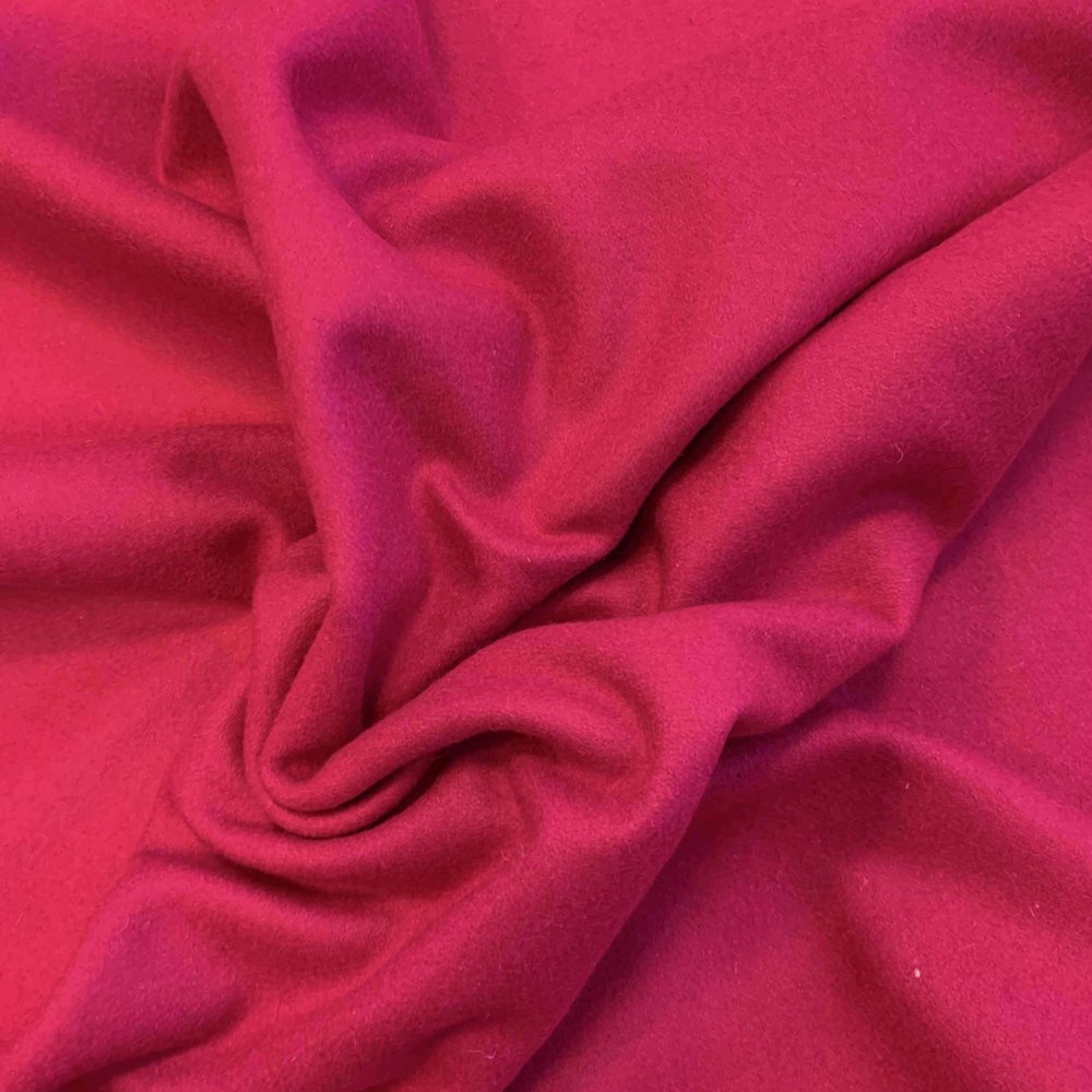 Wool Coat Fabric KW17 - fuchsia Wool Coat Fabric KW17 - fuchsia