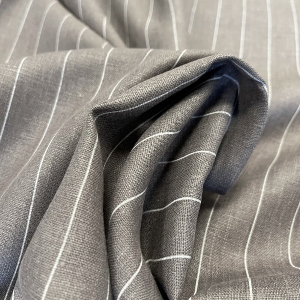 Linen Striped brown/white 3559