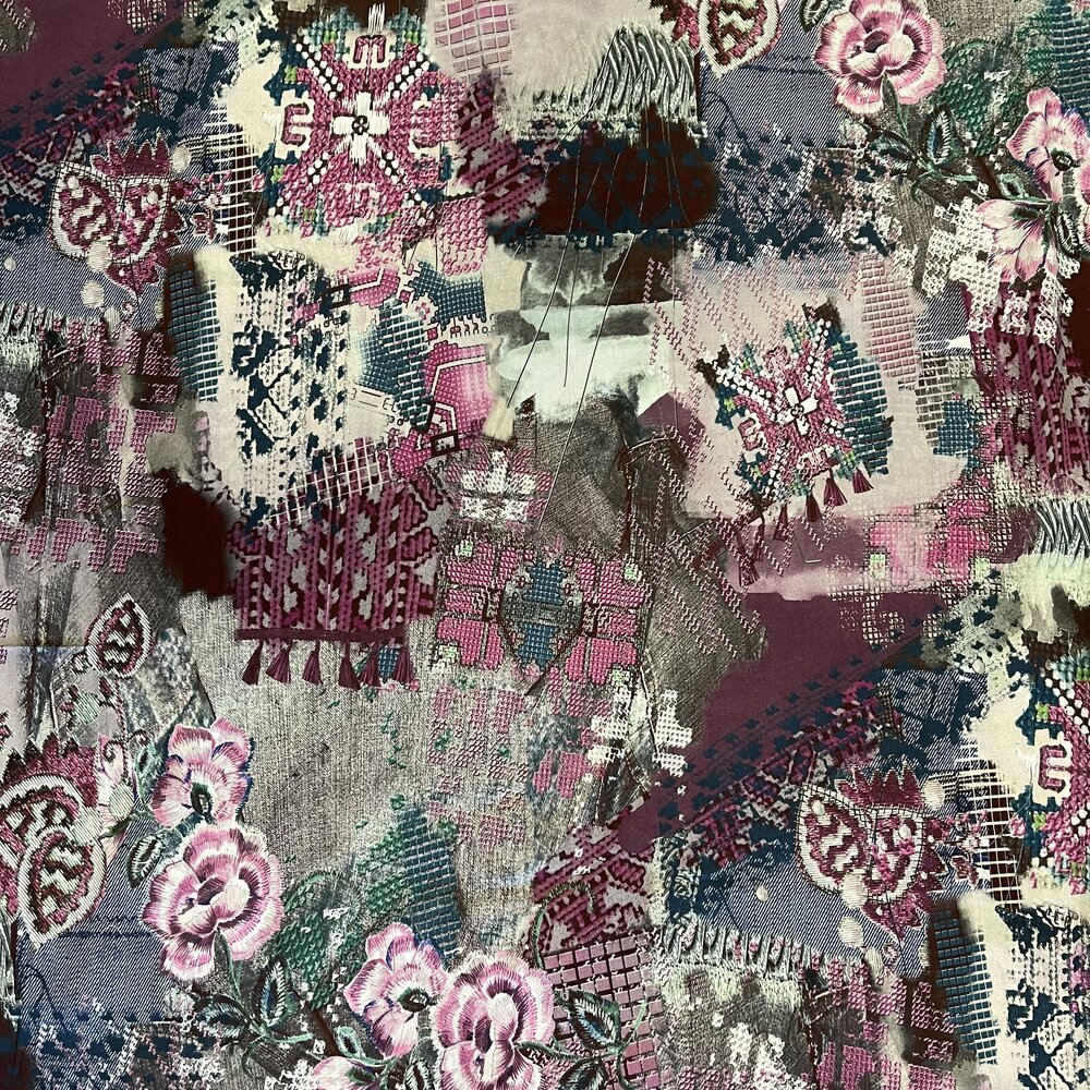 Viscose Satijn Inkjet 3572