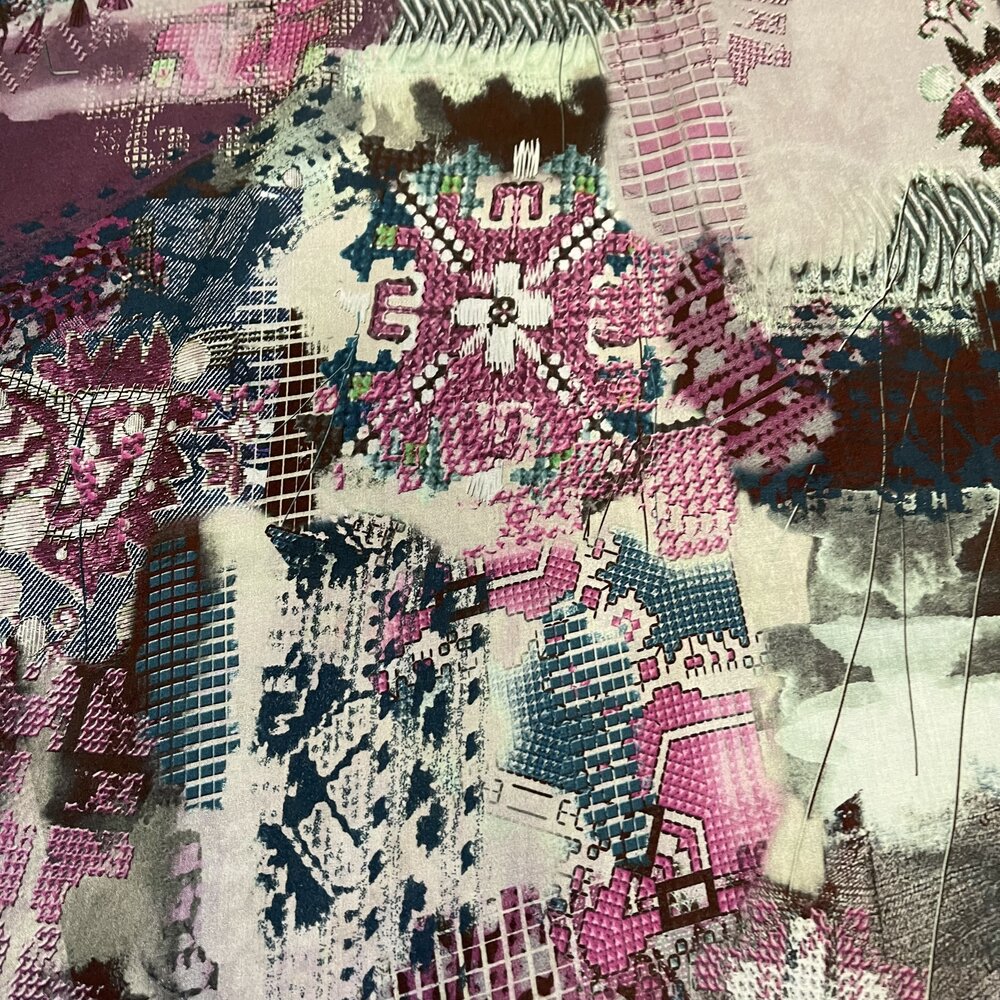 Viscose Satijn Inkjet 3572