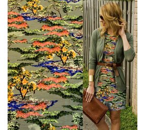 Viskose Musselin Inkjet 3659