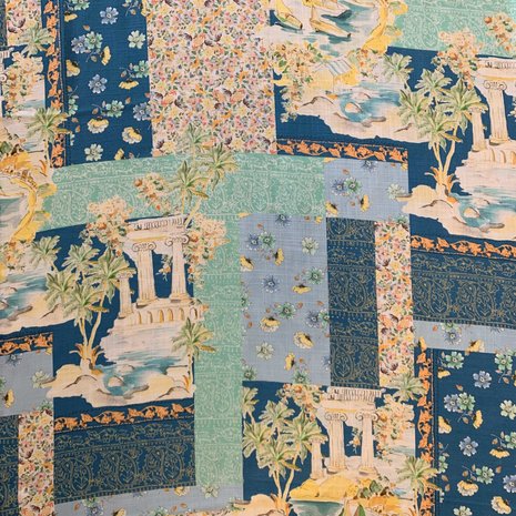 Linen Look Viscose Inkjet 3706