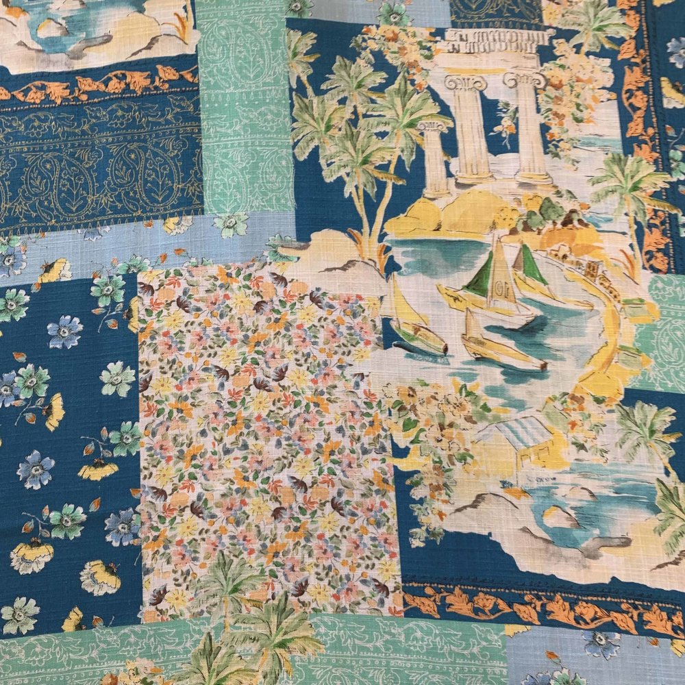 Linen Look Viscose Inkjet 3706