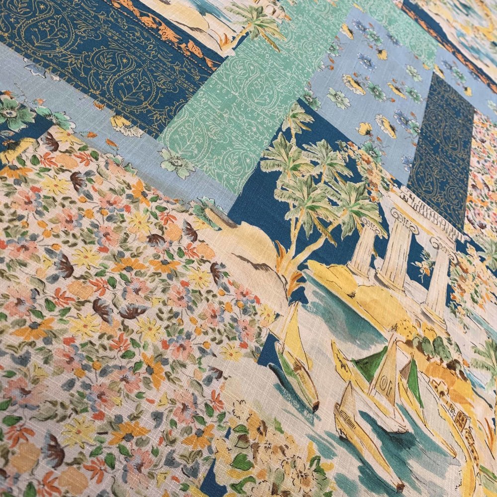 Linen Look Viscose Inkjet 3706