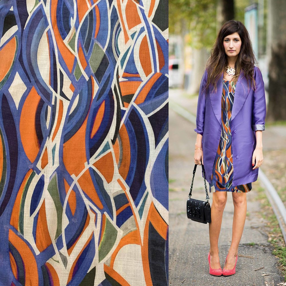 Linnenlook Viscose  Inkjet 3707