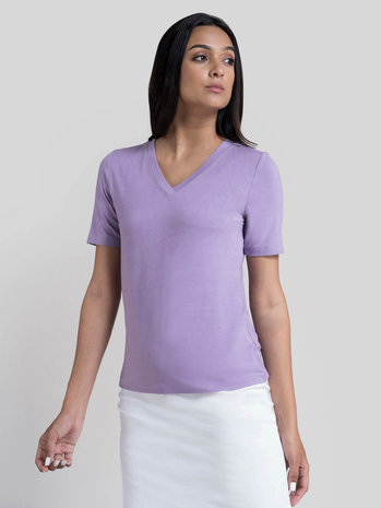 Bamboo Jersey Uni BV23 - Lila !NIEUW!