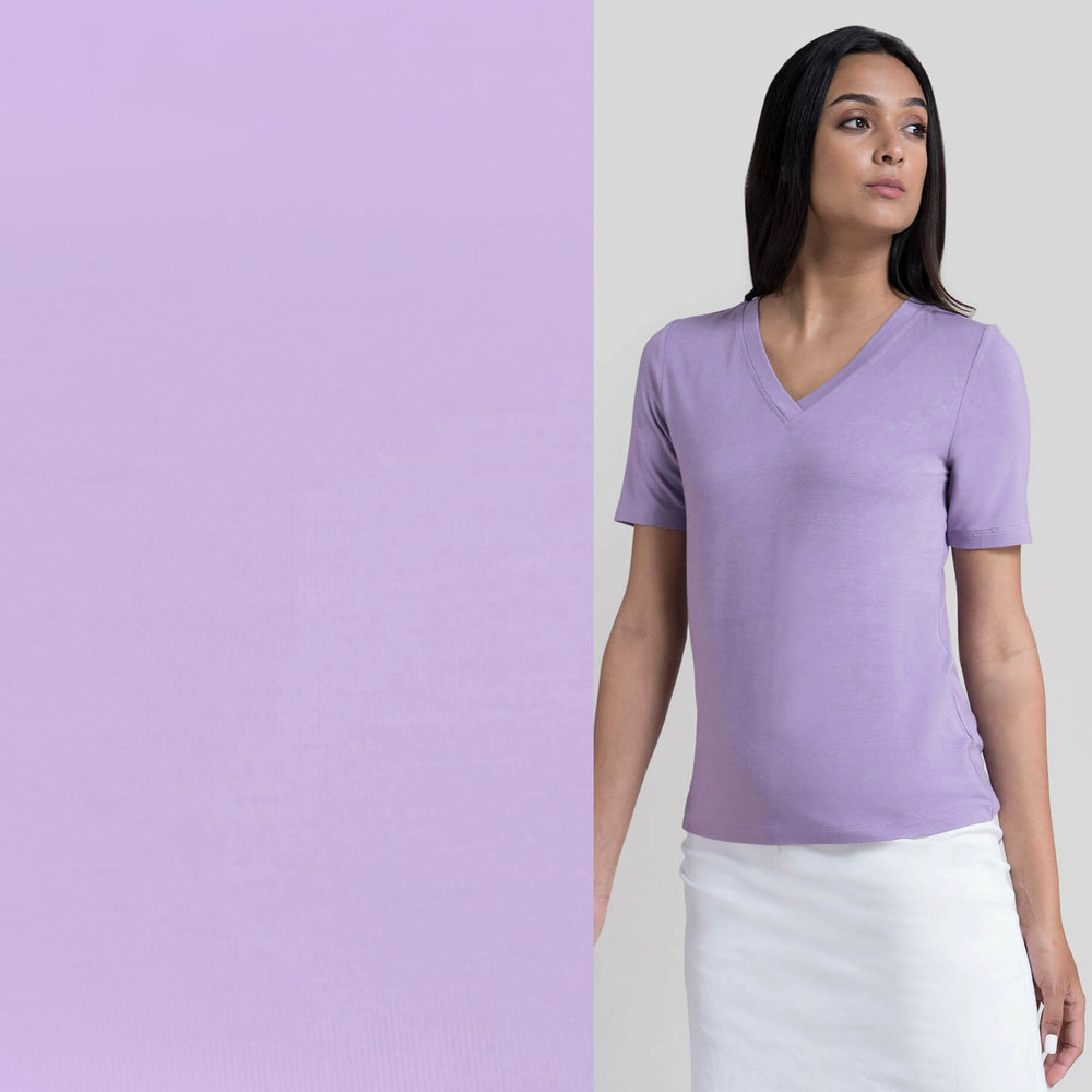 Bamboo Jersey Uni BV23 - Lilac !NEW! Bamboo Jersey Uni BV23 - Lilac !NEW!